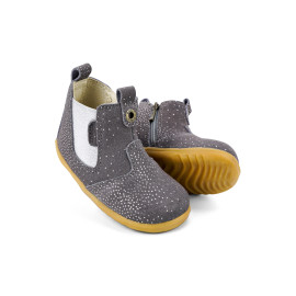 Schoenen Step Up Jodhpur Charcoal Starburst - Bobux