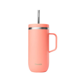 Cold cup thermosfles met handvat 600 ml - Qwetch