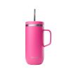 Coldcup isothermische RVS beker met handvat Matt Magenta 600ml - Qwetch