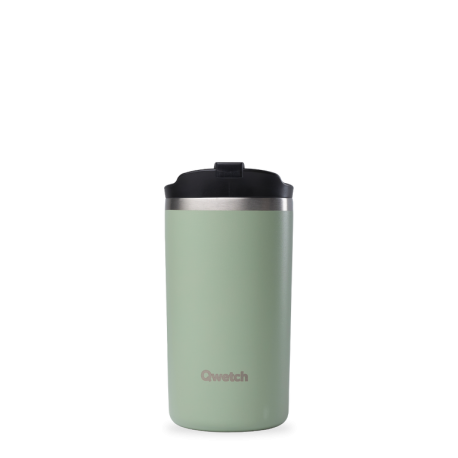 Travel mug isolerende RVS Matt Limoengroen 350ml - Qwetch