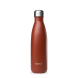 Isolerende roestvrijstalen fles Matt Terracotta 500ml - Qwetch