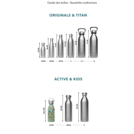 ACTIVE isoleerfles met Sportdop - Geborsteld roestvrij staal - 600ml - Qwetch