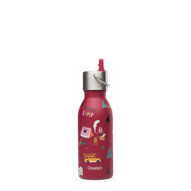 Roestvrijstalen isoleerfles - Kids - Yosemite - Granaat - 350ml - Qwetch