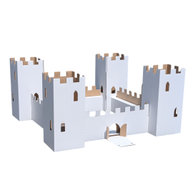 Paperpod - Witte kartonnen kasteel