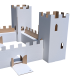 Paperpod - Witte kartonnen kasteel
