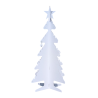Paperpod - Witte kartonnen kerstboom pakket van 5