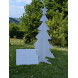 Paperpod - Witte kartonnen kerstboom pakket van 5