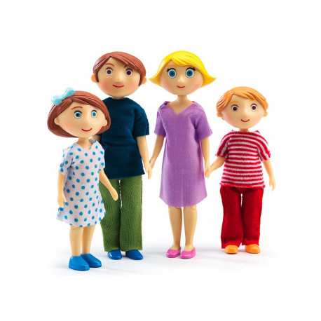 poupées famille de Gaspard et Romy - Petit Home by Djeco poupées famille de Gaspard et Romy - Petit Home by Djeco