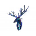 kartonnen totem Enchanted Deer 'blue