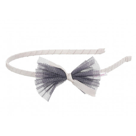 diadème gris Daphne diadème gris Daphne
