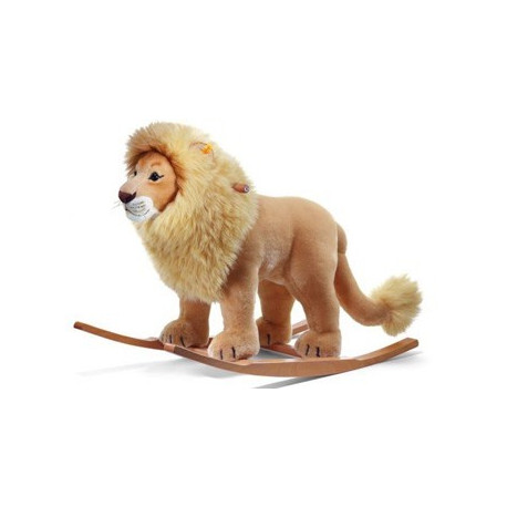 lion à bascule Leo tout doux
