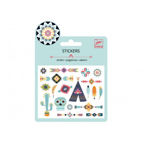 Setje metallic stickers - Western Setje metallic stickers - Western
