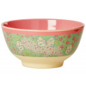 Grote melamine bowl - Butterflies & flowers *
