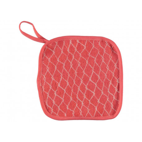 Fancy speendoekje - rood/zand Fancy speendoekje - rood/zand