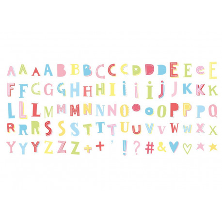Funky lightbox letterset - Letters & symbolen Funky lightbox letterset - Letters & symbolen