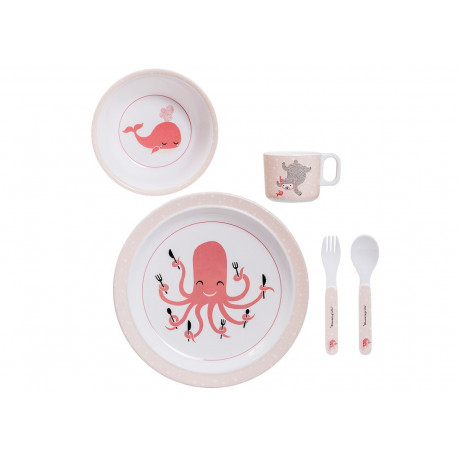 grappige nautische eetset 'Ida' - 5pc grappige nautische eetset 'Ida' - 5pc
