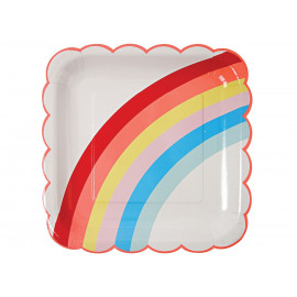 Set van 12 grote Rainbow borden