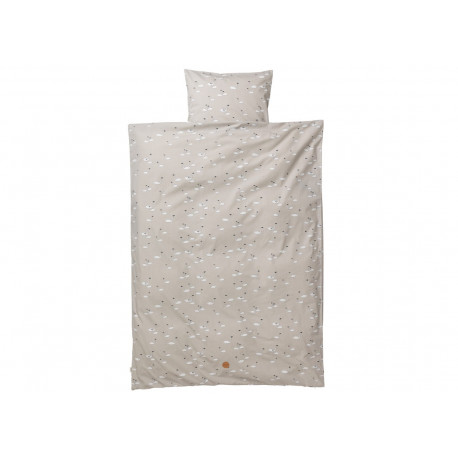 Lichtgrijze Ledikant Bedset - Swan Grey Lichtgrijze Ledikant Bedset - Swan Grey