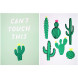 Set van 2 posters - Cactus & Can't touch this*