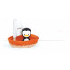 Zeilboot met Pinguin voor in bad