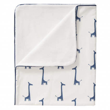 wiegdeken - giraf indigo blue (80x100) wiegdeken - giraf indigo blue (80x100)