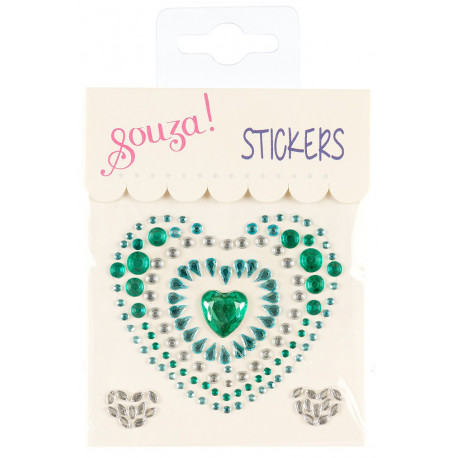 stickers - green/blue