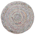 Gevlochten tapijt - Multi Colour (Ø90 cm)*