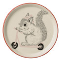 Hip keramieken bord - Mollie Squirrel