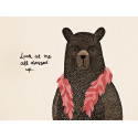 Guitige poster - Bear dress up boa