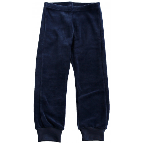 broek in velours - retroblauw broek in velours - retroblauw