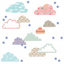Unieke Just a Touch stickerset - Cloudy
