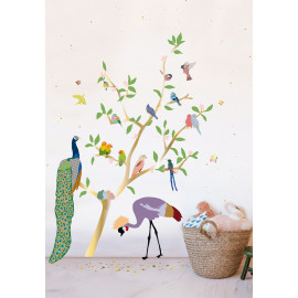 reuze grote sticker WITH THE BIRDS