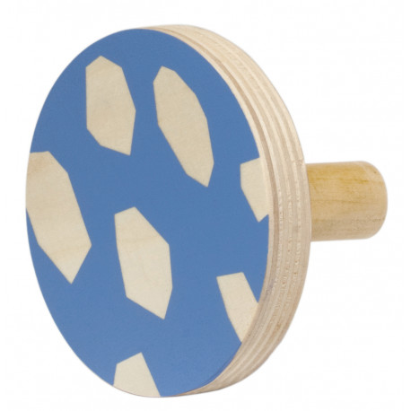 mooie houten ophanghaak 'blue' mooie houten ophanghaak 'blue'
