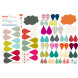 kleurrijke DIY slinger kit 'Drops'