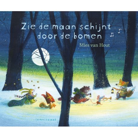 prentenboek met CD 'zie de maan schijnt door de bomen' prentenboek met CD 'zie de maan schijnt door de bomen'