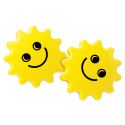 Glimlachende zonnetjes duorammelaar