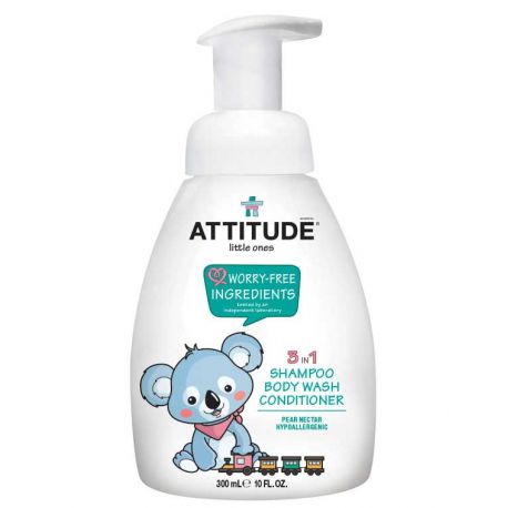 Allerkleinsten: 3 in 1 shampoo, douchegel & conditioner - Peer - 300ml Allerkleinsten: 3 in 1 shampoo, douchegel & conditioner - Peer - 300ml