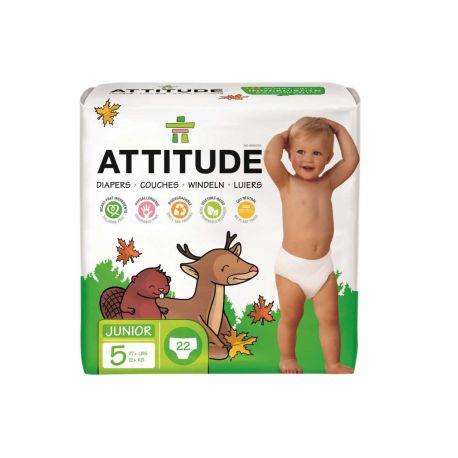 Ecologische wegwerpluiers - maat 5 junior (12kg) - 22 stuks Ecologische wegwerpluiers - maat 5 junior (12kg) - 22 stuks