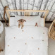 1-persoons bedset Furry Friends in flanel