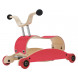 Mini-Flip 3-in-1 loopwagen rood + rood + rood