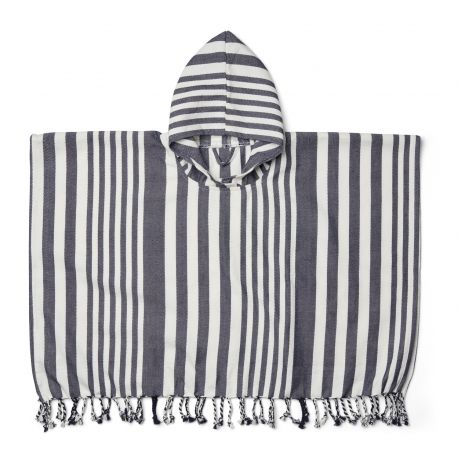 Roomie strandponcho Y/D Stripe Navy/Creme de la creme Roomie strandponcho Y/D Stripe Navy/Creme de la creme