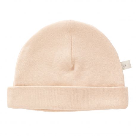 Baby mutsje uni pale peach Baby mutsje uni pale peach
