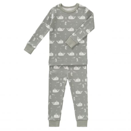 2-delige pyjama Whale dawn grey 2-delige pyjama Whale dawn grey