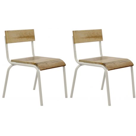 Set van 2 stoelen orginal white