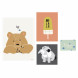 Set van 4 posters Happy