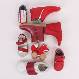 Schoenen Step up - Boston Trainer White + Red - 729906