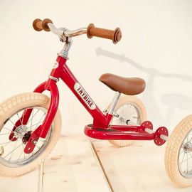 Trybike steel loopfiets vintage red