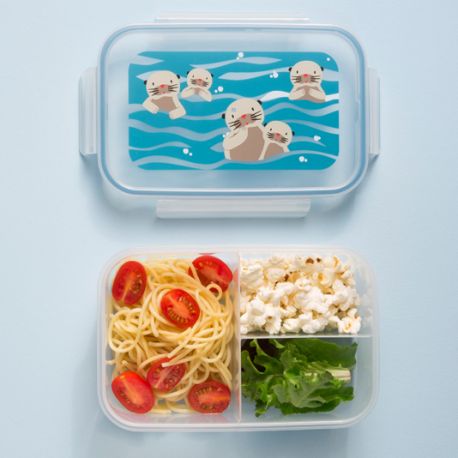 hoe vaak Leuk vinden boeren SugarBooger - Handige lunchbox met vakverdeling - Baby Otter - De Kleine  Zebra