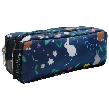 Dubbele pennenzak Les Lapins Bleus Dubbele pennenzak Les Lapins Bleus